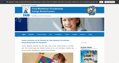 Desktop Screenshot of montessori-grundschule-kw.de